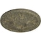Ekena Millwork Tristan Ceiling Medallion (Fits Canopies up to 5 1/2"), Hnd-Painted Witch Hazel Crackle, 26"OD x 3"P CM26TNWHC - alternate 3